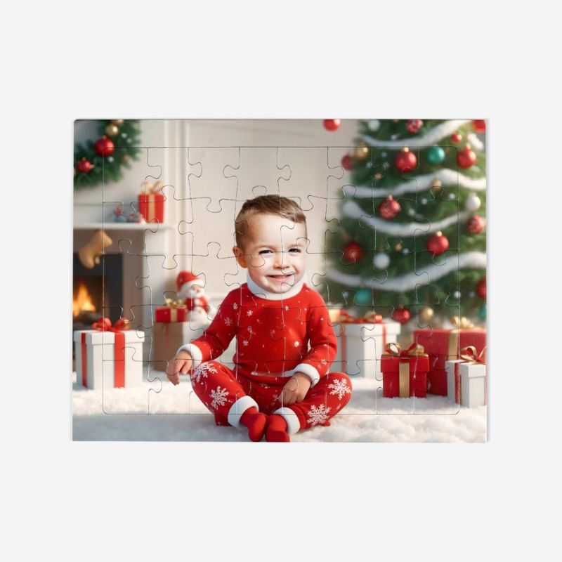 PERSONALIZOWANE Puzzle w ramce 40 elementów Boże Narodzenie 2