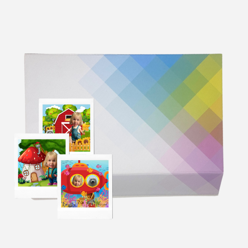 Personalizowane karty memo ze zdjęciem dziecka gdzie jest?, wyjątkowe prezenty z własnym nadrukiem