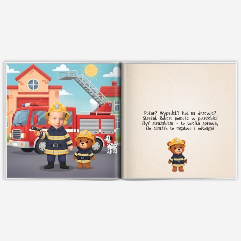 personalizowana książka dla dziecka z imieniem i zdjęciem – książka o zawodach