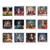 Personalizowane karty memo - wzory