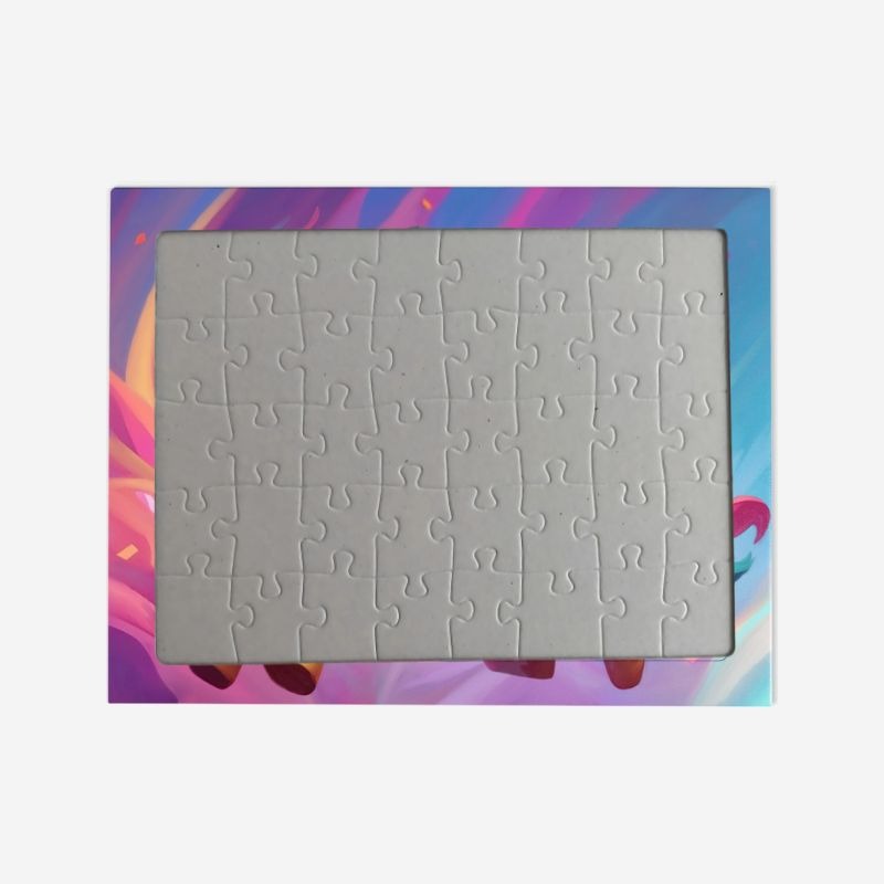 Personalizowane puzzle tęczowy jednorożec 40 elementów