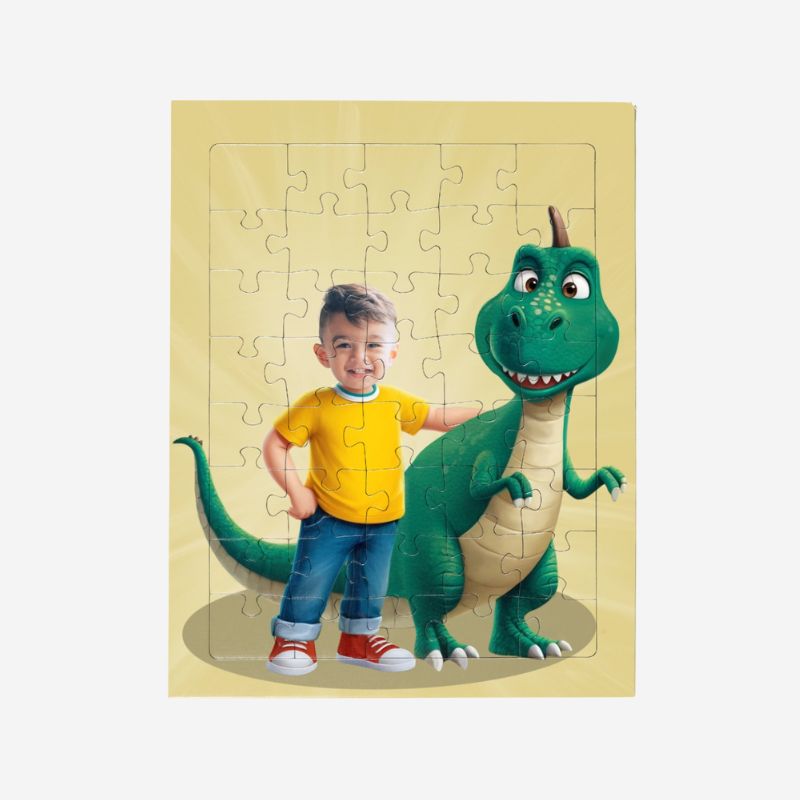 Personalizowane puzzle ze zdjeciem dinus