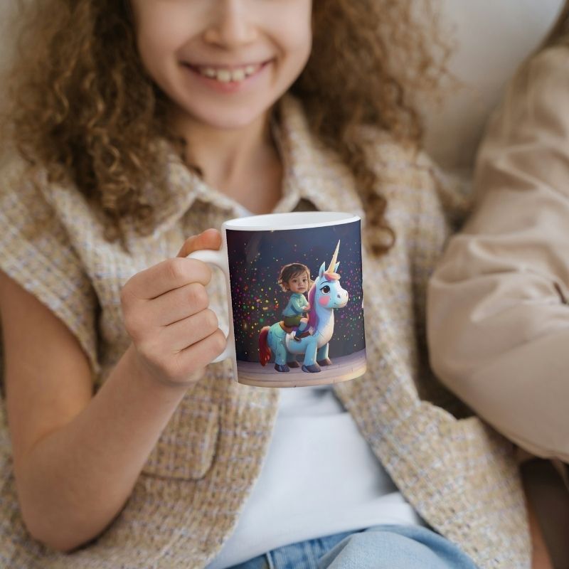 Kubek ze zdjęciem jednorożec 2