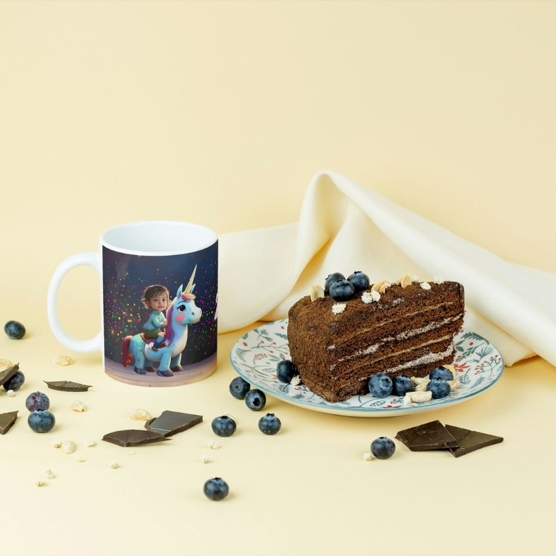 Kubek ze zdjęciem jednorożec 2