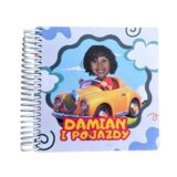 Personalizowana książka o pojazdach dla małego dziecka 1–3 lata. Sztywne strony, bindowanie na spirali