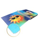 Personalizowana książka o kosmosie dla dwójki dzieci 1–3 lata. Sztywne strony, bindowanie na spirali