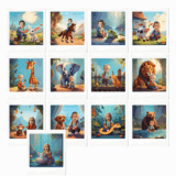 Personalizowane karty memo - wzory