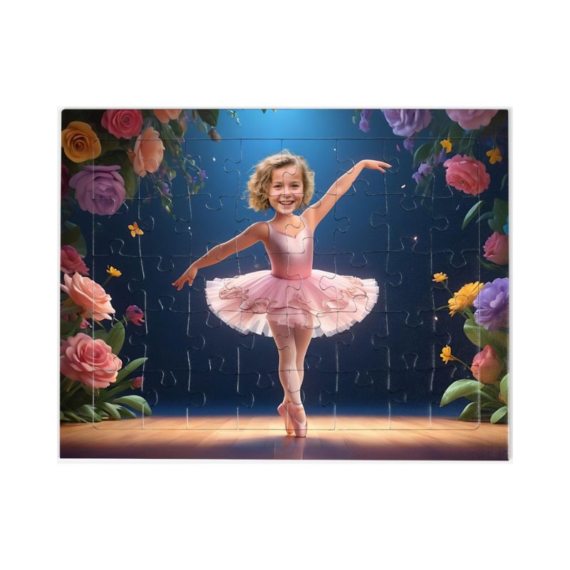 Personalizowane bajkowe puzzle ze zdjęciem dla dzieci, wyjątkowe prezenty z własnym nadrukiem