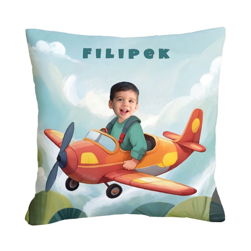 poduszka ze zdjęciem samolot