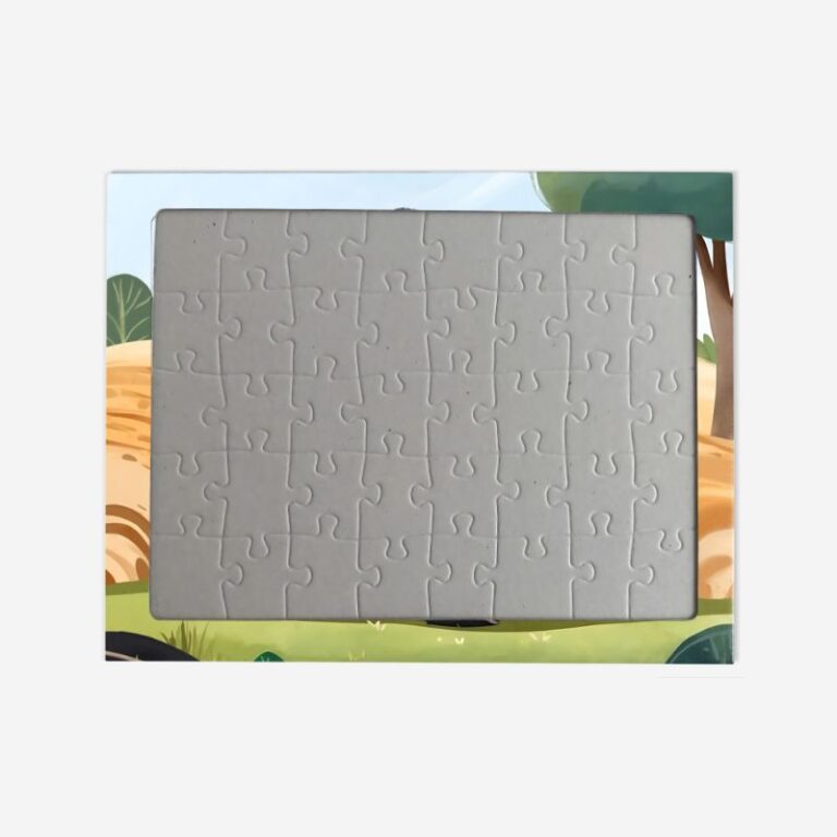 Puzzle personalizowane Czerwony Traktor ze zdjęciem dziecka, 40 elementów w ramce,