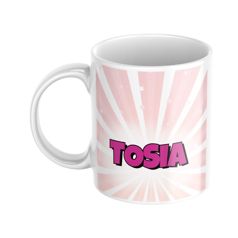 Personalizowany kubek SUPERBOHATERKA z Twoją twarzą i bajkową grafiką