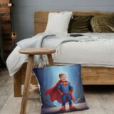 personalizowana poduszka superbohater z imieniem dziecka