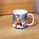 personalizowany kubek piłkarz ze zdjęciem dziecka