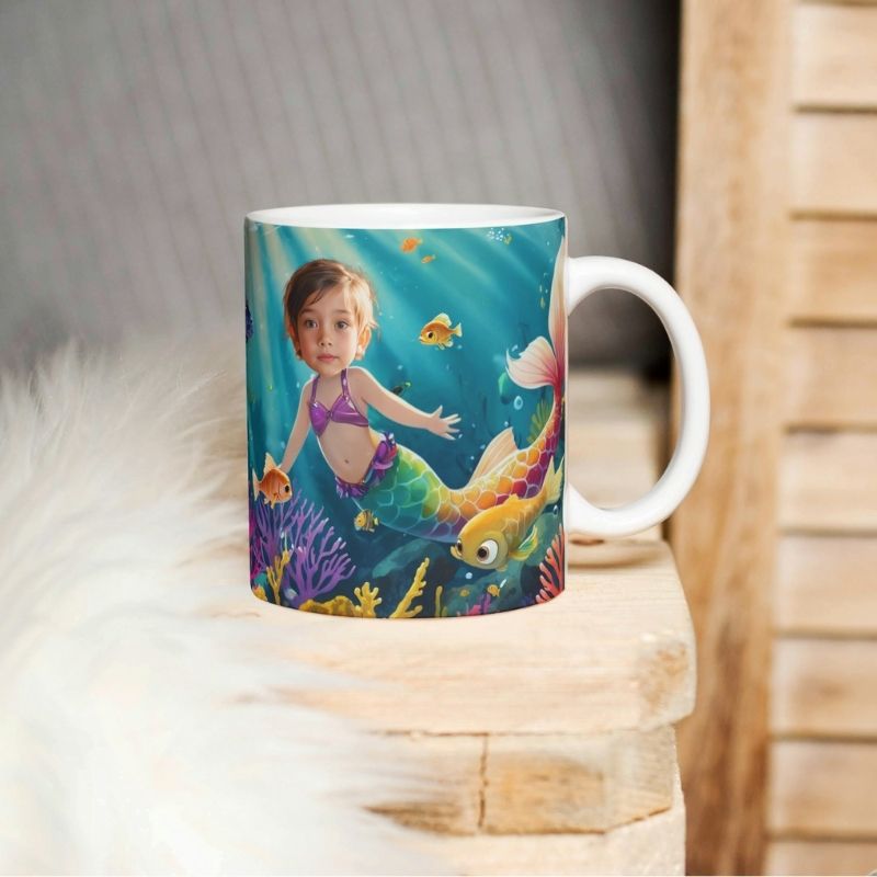 Kubek ze zdjęciem Syrenka