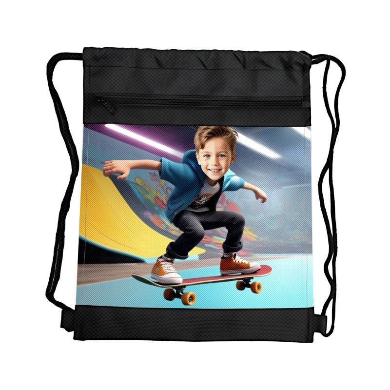 SKATEBOARD PERSONALIZOWANY WOREK Z BAJKOWĄ GRAFIKĄ i TWOIM ZDJĘCIEM Z PRZEGRÓDKAMI NA ZAMEK