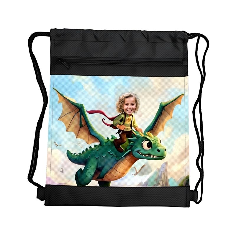 Personalizowane prezenty ze zdjęciem dla dzieci, wyjątkowe prezenty z własnym nadrukiem worek personalizowany ze zdjęciem worek do szkoły worek do przedszkola