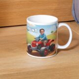 personalizowany kubek quad ze zdjęciem dziecka i opcjonalnym imieniem