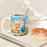 personalizowany kubek miś