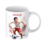 kubek piłkarz ze zdjęciem