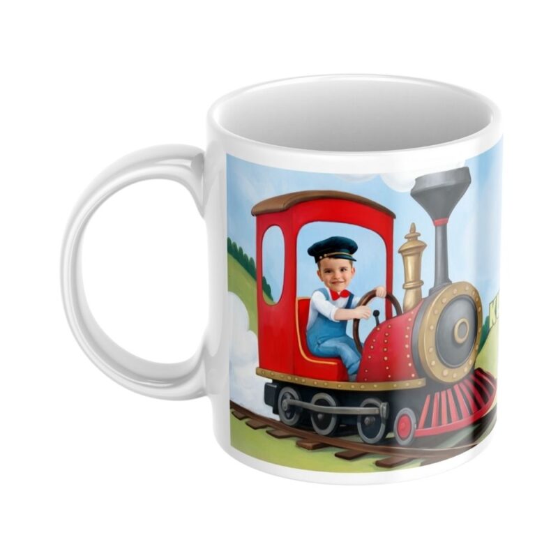Personalizowany kubek pociąg ze zdjęciem