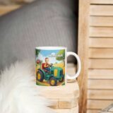 personalizowany kubek traktor ze zdjęciem