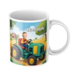 personalizowany kubek traktor ze zdjęciem