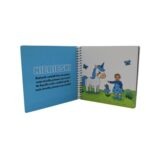 Personalizowana książeczka dla malucha Agatka i Rożek w świecie kolorów ze zdjęciem dziecka i tęczowym jednorożcem