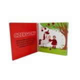 Personalizowana książeczka dla malucha Agatka i Rożek w świecie kolorów ze zdjęciem dziecka i tęczowym jednorożcem