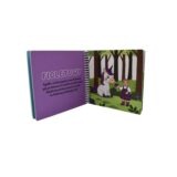 Personalizowana książeczka dla malucha Agatka i Rożek w świecie kolorów ze zdjęciem dziecka i tęczowym jednorożcem