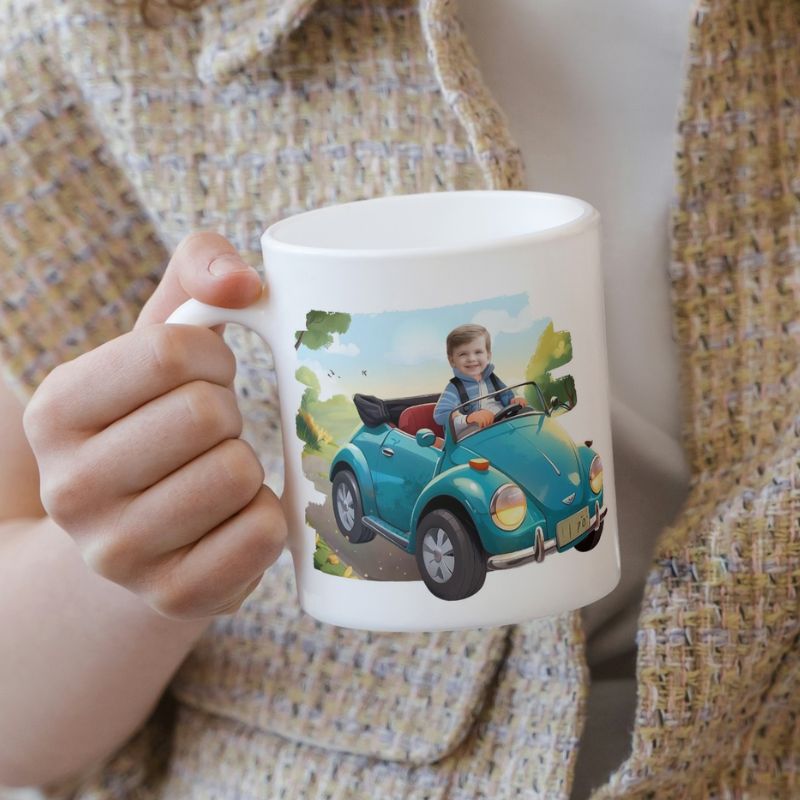 Kubek ze zdjęciem kabrio