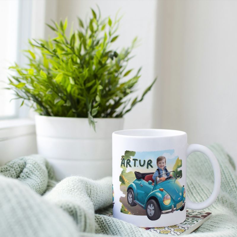 Kubek ze zdjęciem kabrio