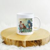 PERSONALIZOWANY KUBEK ZE ZDJECIEM PREZENT NA DZIEN CHŁOPAKA, URODZIY CZY ŚWIĘTA, CERAMICZNY LUB PLASTIKOWY DINOZAURY