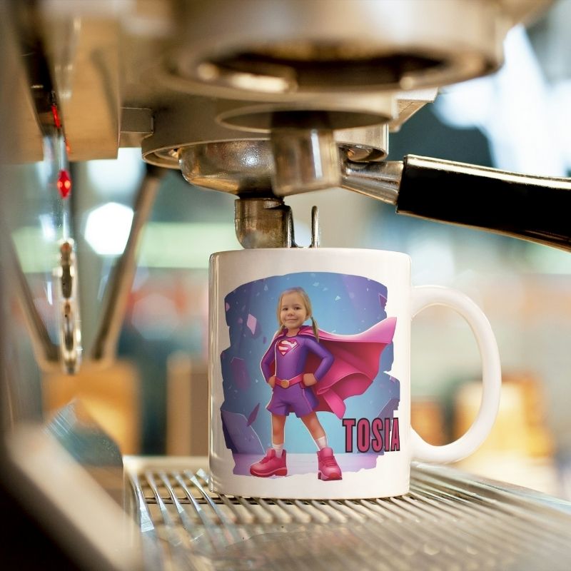 Kubek ze zdjęciem Superbohaterka 2