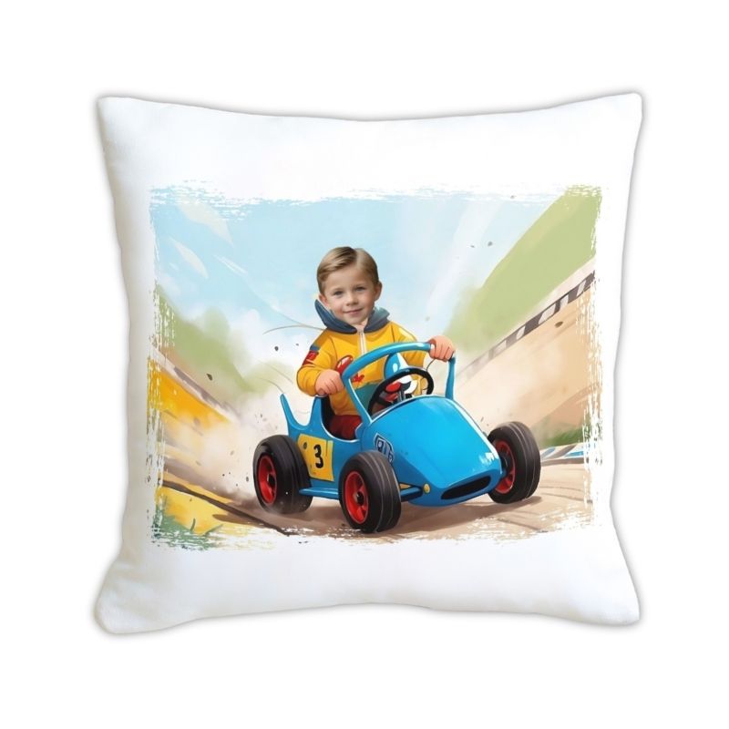 personalizowana poduszka z nadrukiem, poduszka z bajkową grafiką, pluszowa poduszka 45x45, poduszka z własnym zdjęciem, wyjątkowy prezent na każdą okazję, miękka poduszka dekoracyjna, poduszka na zamówienie, poduszka z kolorowym nadrukiem, trwała poduszka sublimacyjna, poduszka z kulką silikonową, poduszka dla dzieci z grafiką, poduszka personalizowana na prezent, poduszka z zamkiem do prania, szybka realizacja poduszki WYSCIGOWA