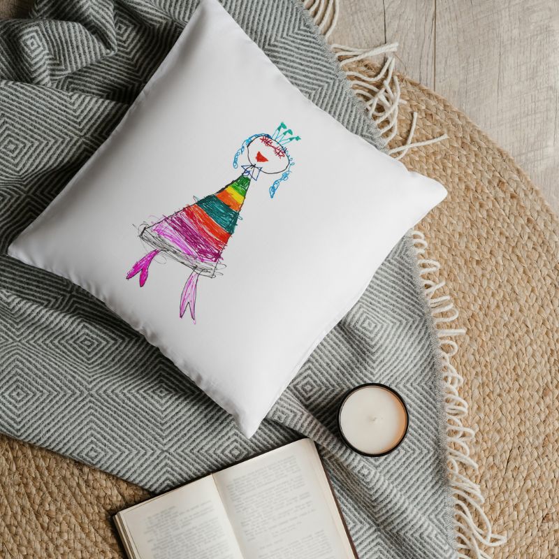 PODUSZKA Z WŁASNYM RYSUNKIEM