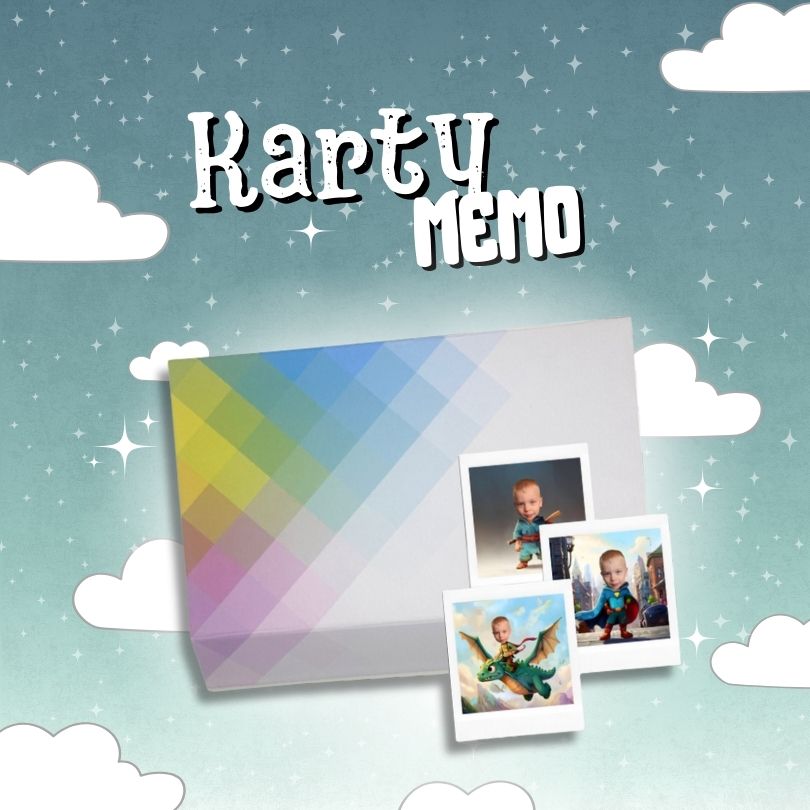 Rozwijaj pamięć i koncentrację dziecka w zabawny sposób! Personalizowane karty memo z twarzą Twojego malucha i kolorowymi motywami bajkowymi to nie tylko świetna gra, ale również wspaniały sposób na wspólne spędzanie czasu.