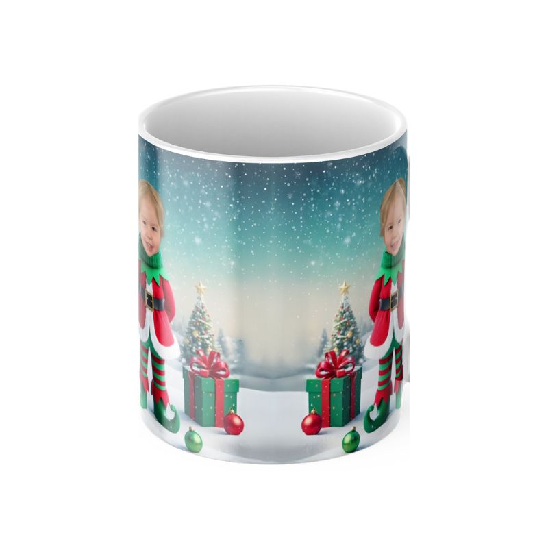 Kubek Świąteczny z Twoim Zdjęciem personalizowany