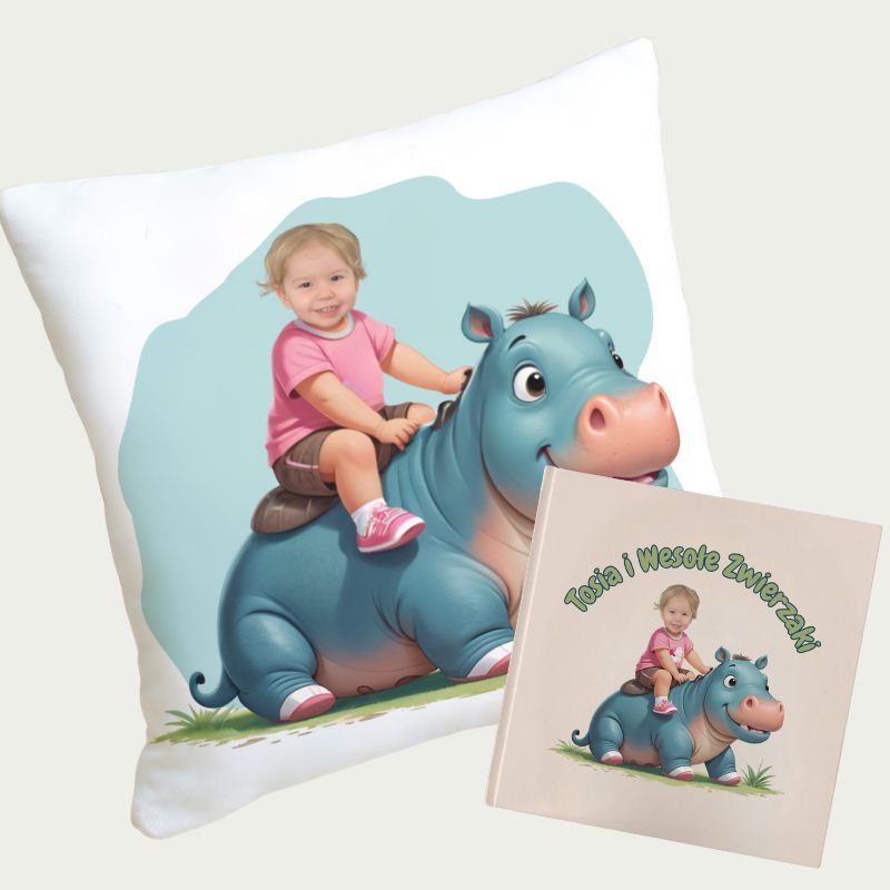 Zestaw personalizowany wesołe zwierzaki