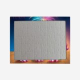 personalizowane puzzle Noc Jednorożców ze zdjęciem dziecka ramka