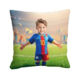 Personalizowana poduszka ze zdjęciem piłkarz