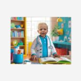 Puzzle lekarz – personalizowany prezent dla dziecka, które marzy o wcieleniu się w rolę lekarza.