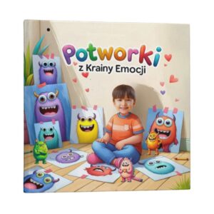 personalizowana książka o emocjach dla chłopca z imieniem i zdjęciem
