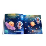 Personalizowana książka o planetach z imieniem i zdjęciem dziecka