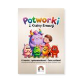 Okładka produktu – eBook o emocjach dla chłopca z bajkowymi potworkami