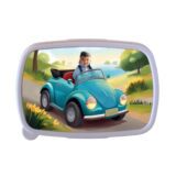 personalizowana śniadaniówka ze zdjęciem kabriolet