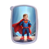 śniadaniówka ze zdjęciem superbohater w jaskini