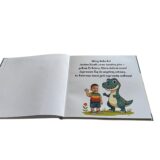 Personalizowana książka dla chłopca o kolorach z dinozaurem – dziecko bohaterem bajki