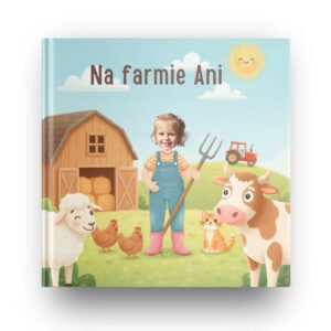 Personalizowana książka o farmie dla dziewczynki